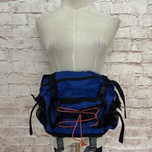 GAP Fanny Pack Blue Vintage Y2K Hiking GorpCore Large Oversized 10”